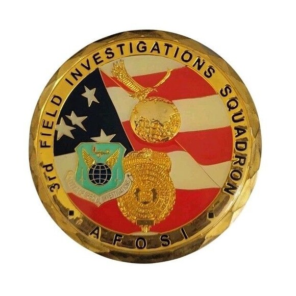 AFOSI Office of Special Investigations 3rd Field Investigations Challenge Coin - Picture 1 of 7
